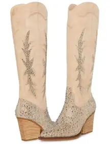 Sugar Kammy Bling Boots Rhinestone Pull On Western Boot