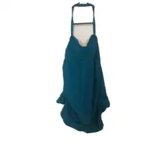 Liz Lange Maternity Women's Swim Top 1pc Size Medium Turquoise Blue