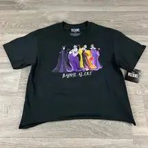 black disney villains croptop size small