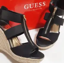 GUESS "Lora" zip-front espadrille