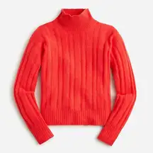 New Jcrew Ribbed mockneck sweater in Supersoft yarn