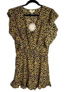 Umgee Cheetah Romper Size Small NWT‎ #130733 Polyester
