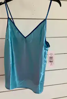 Satin Silky Top Blouse Lingerie Nwt 