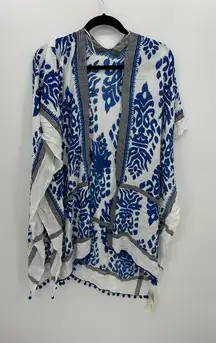 Boutique Damask Printed Kimono Womens Size OS NWT Coverup Swim Casual