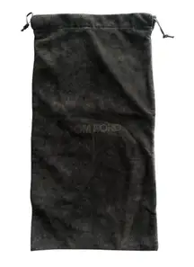 Tom Ford Gray Faux Suede‎ Protective Purse Wallet Bag Shoe Storage Dust Cover