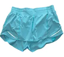 Lululemon 10 blue hotty hot running speed shorts