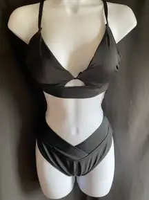 Shade shore Black Bikini Set 