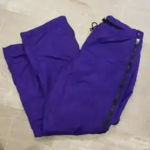💕PATAGONIA💕 Retro-Style Fleece Lined Waterproof Snow Pants ~ Purple Large NWOT