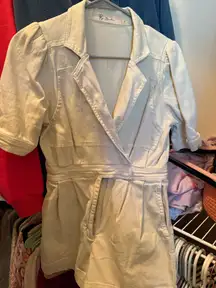 Lizard Thicket Cream Romper