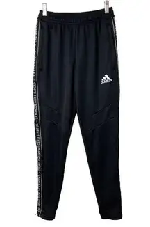 Adidas  Womens Tiro 19 Training Pants XS Black Tapered Ankle Zipped Slim Athletic