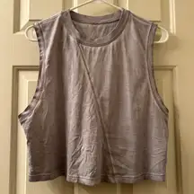 Broken Beats Tank Top Sz Medium Washed Glacier Grey READ *Small Stain*