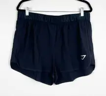 Gymshark Womens Training Loose Fit Shorts Black Sz‎ XXL