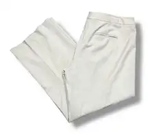 Lafayette 148 New York Beige Wool Blend Pleated‎ Dress Pants