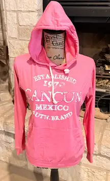 Caribbean Pink Cancun Mexico Women's Hoodie