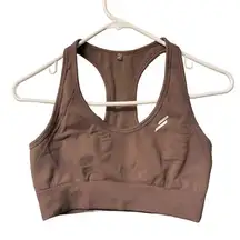 DoYouEven Mauve Sports Bra Size Large GUC #2731