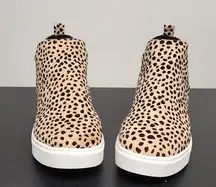 Womens SODA Cheetah/ Leopard Print Sneakers. High Top Sz 8.5 EUC