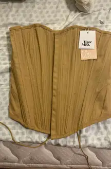 Tiger Mist Tan Corset