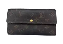 Louis Vuitton Sarah Wallet Monogram Canvas – Made in France, Date Code TH0041