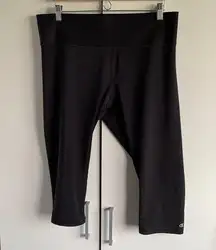 Champion 2XL high waist black spandex/yoga shorts