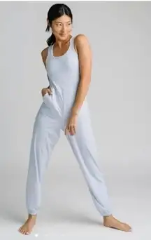 ZYIA‎ Active Hermosa Jumpsuit in Pacific Light Blue Sleeveless Women’s Size XS