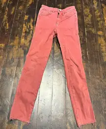 We the Free straight leg colorful size 25 boho jeans