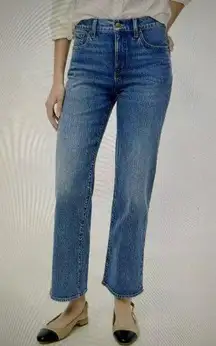 J.Crew  Factory Women’s Wide Leg Full Length Jeans Sea Blue Size 28