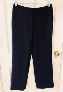 Kasper black chino work pants dress pant size 6