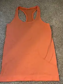 Orange Lululemon Tank top