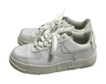 Nike Air Force 1‎ Women's Solid White Low Top Lace Up Size 8 CK6649-100