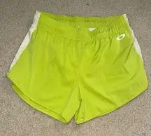 Yellow Green Oakley Running Shorts