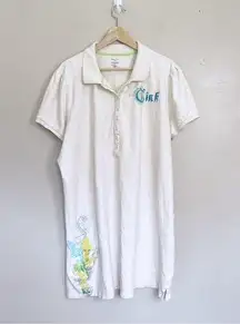 Disney Store Tinkerbell Polo Dress Cream Size XXL