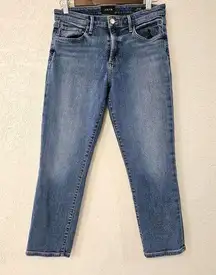 Joes Lara Mid Rise Cigarette Ankle Straight Womens Jeans W28