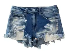 American Eagle High-Rise Shortie Jean Short Size‎ 6