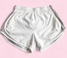 Nike Women's Star Patterned White Athletic Shorts Size S