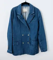 Anthropologie Pilcro Denim Blazer