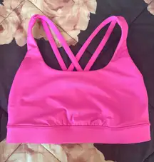 Lululemon Sonic Pink Sports Bra