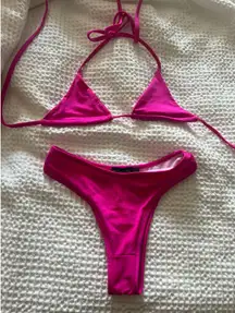 PLT hot pink bikini
