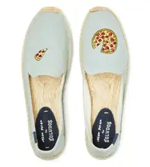 Pizza Slice Espadrilles Chambray Flats 8