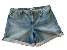 Eddie Bauer denim jean shorts Boyfriend fit‎ size 20
