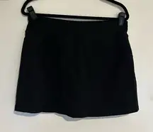 NWT Crz Yoga Black Athletic Skirt Skort Size XL/14