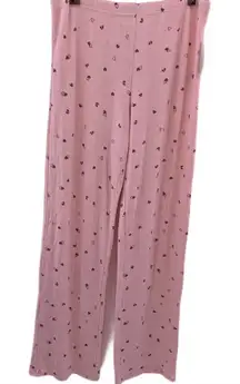 BP pink all over heart‎ print pajama pants med NWT