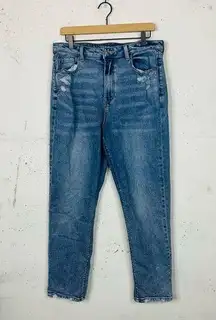 American Eagle High Rise Ankle Cropped Jeans Size 14