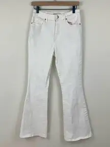 Elizabeth and James Off White High Rise Flare Jean, 6/28