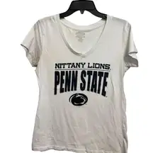 PSU Penn State University Nittany Lions Colosseum Women's V-Neck Tee Shirt, L