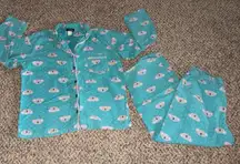 Joe Boxer Women's Teal Koala 2pc pajama set size Large