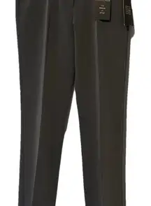 Zac & Rachel NWT Sz 4  Charcoal Gray Dress Pants Modern Fit Zips Flat Front EC