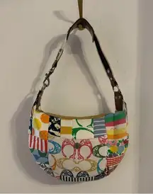 coach patchwork hamptons weekend- hobo shoulder bag style No. 10450