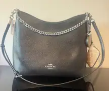 COACH CBI93 Laurel Large Shoulder Bag With Mirror Charm And Pouch