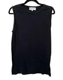 ‎WILDFOX Basic Black Crewneck Tank