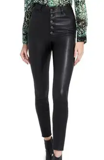 Alice & Olivia Leather Jeans